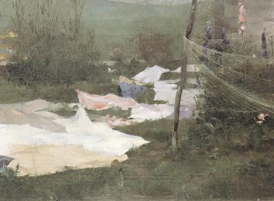 Helene Schjerfbeck Drying Laundry (nn02)